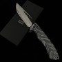 Japanese Folding knife - NIGARA - Stainless SG2 - G10handle - Size : 9.8cm