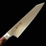 Japanese Kiritsuke Petty knife - MIURA - Stainless AUS8 - Mahogany wood handle - Size : 14.5cm