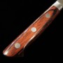Japanese Kiritsuke Petty knife - MIURA - Stainless AUS8 - Mahogany wood handle - Size : 14.5cm