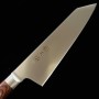 Japanese Bunka knife - MIURA - Stainless AUS8 - Mahogany wood handle - Size : 19.5cm