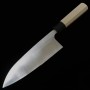 Japanese Deba knife - MIURA - Slver3/Ginsan - Magnolia wood handle - size: 16.5/18/21cm