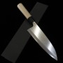 Japanese Deba knife - MIURA - Slver3/Ginsan - Magnolia wood handle - size: 16.5/18/21cm