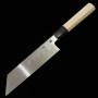 Japanese Mukimono knife - MIURA - Blue steel No.2 - Magnolia wood handle - Size : 18cm