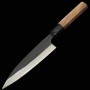 Japanese Ajikiri knife - MIURA - Blue steel No.2 - Kurouchi - Walnut wood handle - Size : 14.5cm