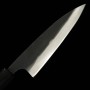 Japanese Ajikiri knife - MIURA - Blue steel No.2 - Kurouchi - Walnut wood handle - Size : 14.5cm