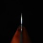 Japanese Petty knife - NIGARA - SG2 - Migaki Hammered Finish - Iron wood handle - size: 15cm