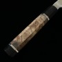 Japanese kandokoro yanagiba knife - MIURA Obidama - VG10 - Mirrored - Stabilized wood handle - Size:30cm