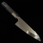 Japanese Sabaki Knife - SUISIN - MizuHonyaki - TogashiKenji - Blue carbon 2 - Ebony handle - size: 15cm