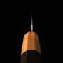 Japanese Petty knife - Saji Takeshi - VG10 - Rainbow Damascus - Rose wood handle - size: 13cm