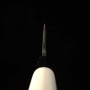 Japanese Deba knife - HIDARI YORIMITSU - White carbon - Kurouchi - Magnoliawood handle - size: 16.5cm