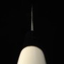 Japanese Ajikiri knife - HIDARI YORIMITSU - White carbon - Kurouchi - Magnoliawood handle - size: 14.5cm