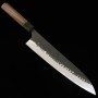 Faca japonesa do chef gyuto ANRYU Série aogami super Tam:21cm/24cmcm