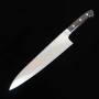 Japanese Chef Knife Gyuto - TAKESHI SAJI - Blue Steel No.2 Damascus - Colored - Ironwood Handle - Size: 18/21/24cm