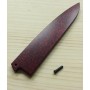 Bainha - Saya de madeira para faca petty 11/15cm ZANMAI - red