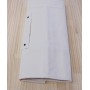 Case de lona para facas - 68x45cm Branco Cap.6 facas
