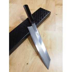 Faca japonesa kiritsuke KAGEKIYO Série Urushi Kuroro Aço carbono blue steel no.1 tam:24cm