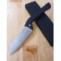 Faca santoku TAKESHI SAJI Estilo canivete Aço inox damascus R2 13cm