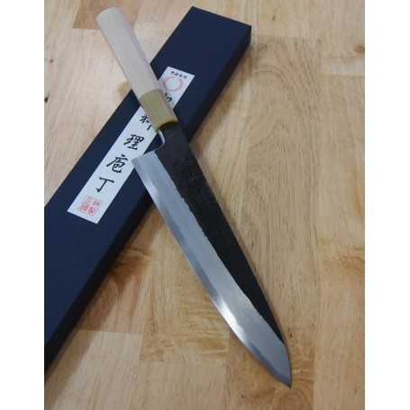 Faca japonesa do chef gyuto para destro MIURA -Série Itadaki black finish- Tam:21/24cm
