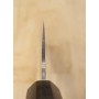 Faca japonesa santoku - TAKESHI SAJI - Blue Steel No.2 Damascus colorido - Tam: 18cm