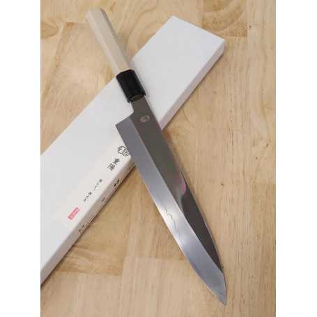 Faca japonesa do chef gyuto - SAKAI KIKUMORI - Choyo Serie - Ginsan - Tam: 21 / 24 / 27cm