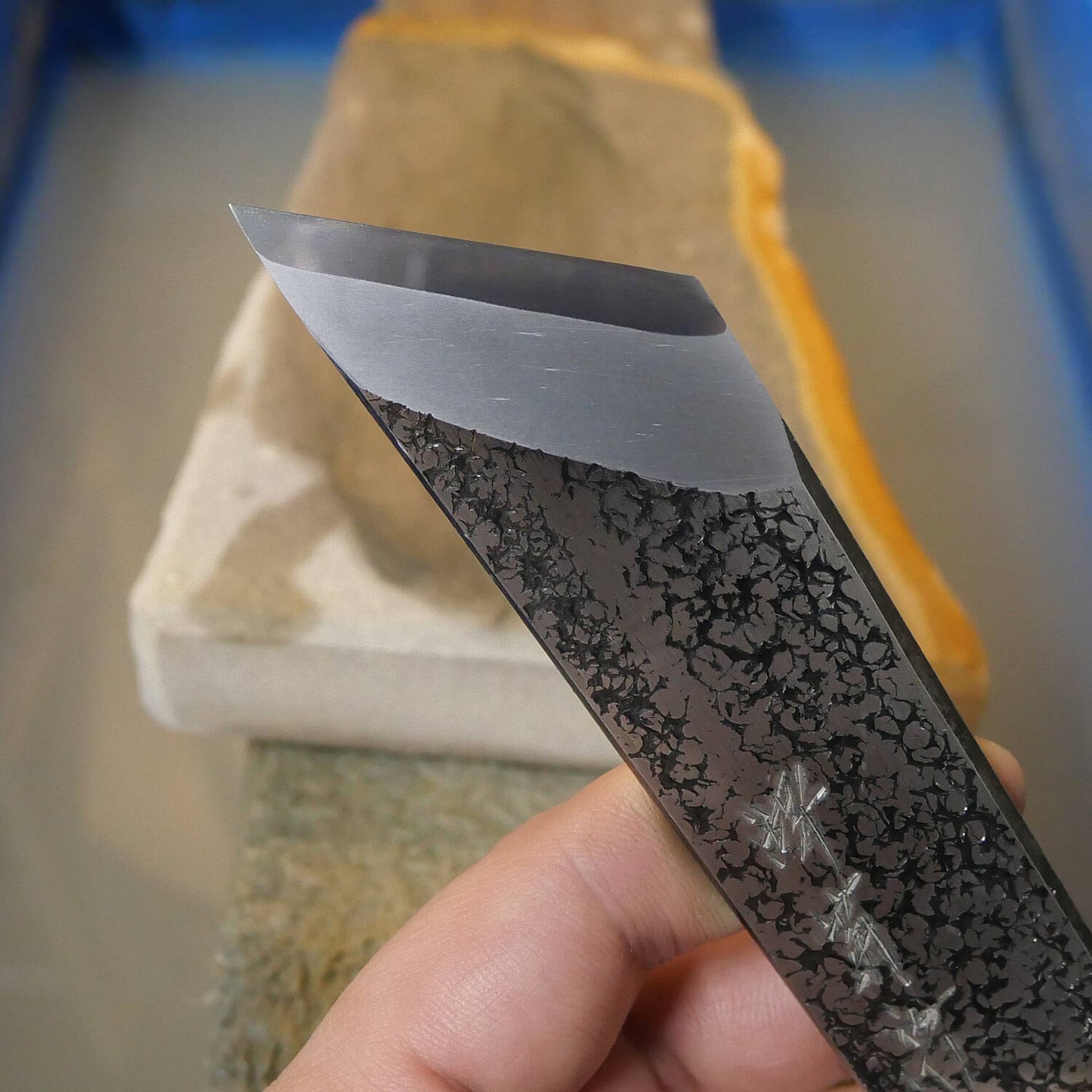 澪つくしひめ 天然砥石 伊豫銘砥 NM05　虚空蔵　115×176×28mm