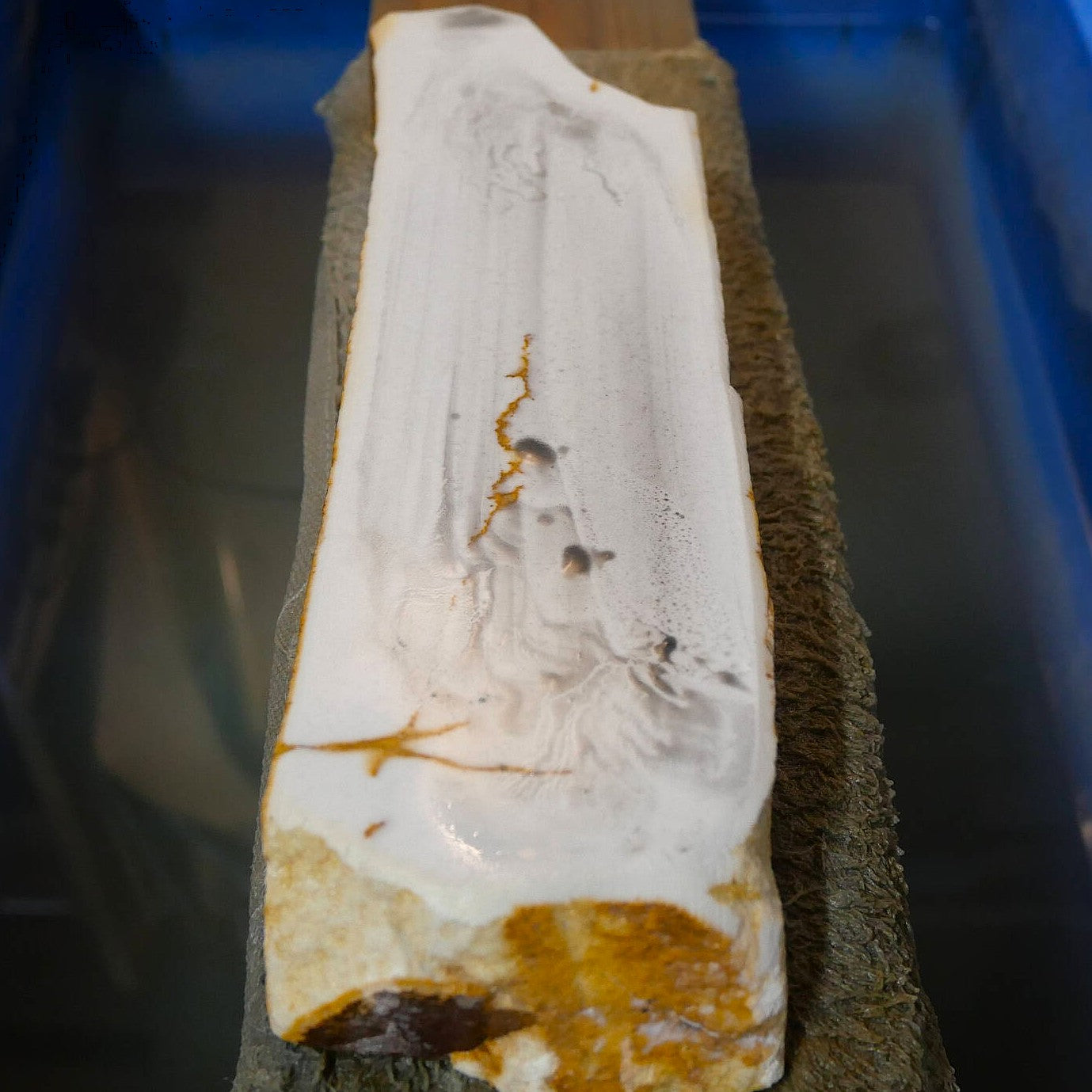 澪つくしひめ 天然砥石 伊豫銘砥 NM07　白　62×230×30mm