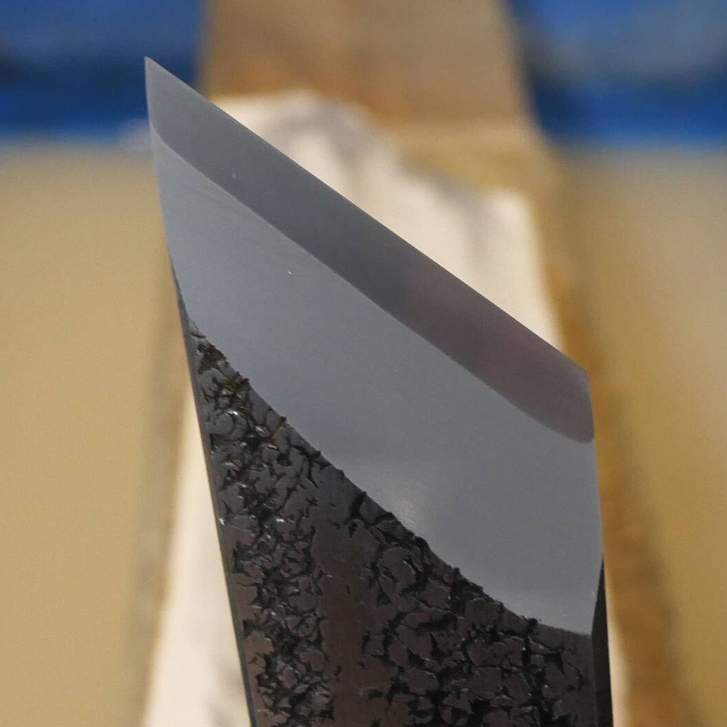 Miotsukushihime Pedra de Amolar Natural Iyo Meito NM07 Branca 62×230×30mm