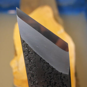 Miotsukushihime Pierre à aiguiser naturelle Iyo Meito NM09 « Coucher de soleil » 83×214×30 mm