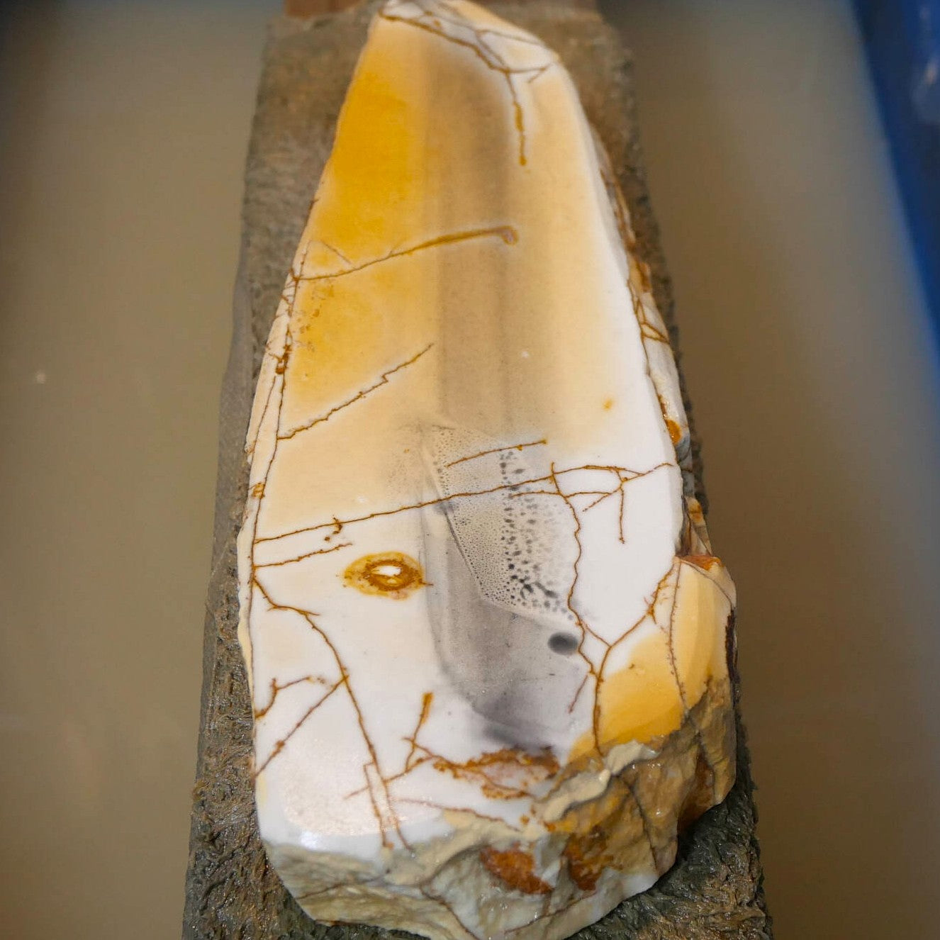 澪つくしひめ 天然砥石 伊豫銘砥 NM12　斜陽　76×234×30mm