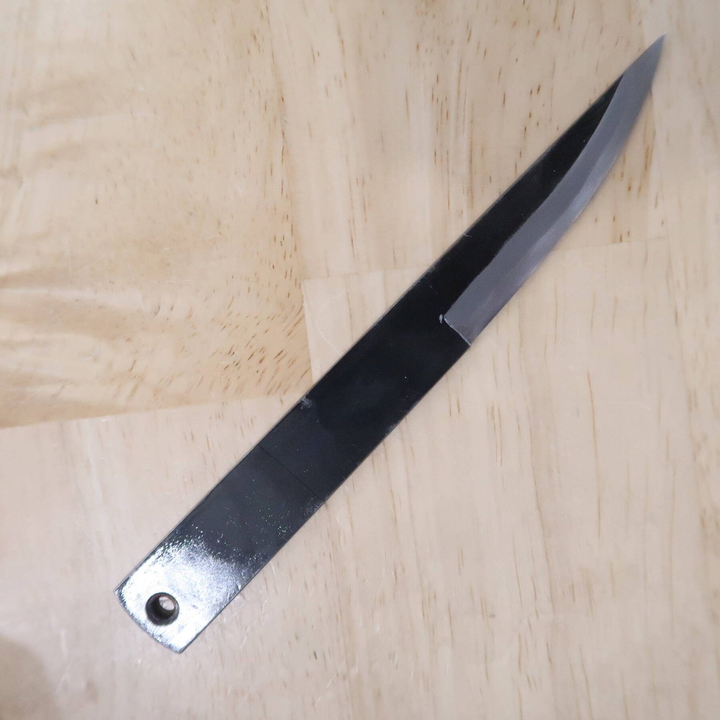 Takeda Hamono TAKEDA Bitchu forjado a mano, acero Hitachi Aogami Super, cuchillo pequeño (65 mm)