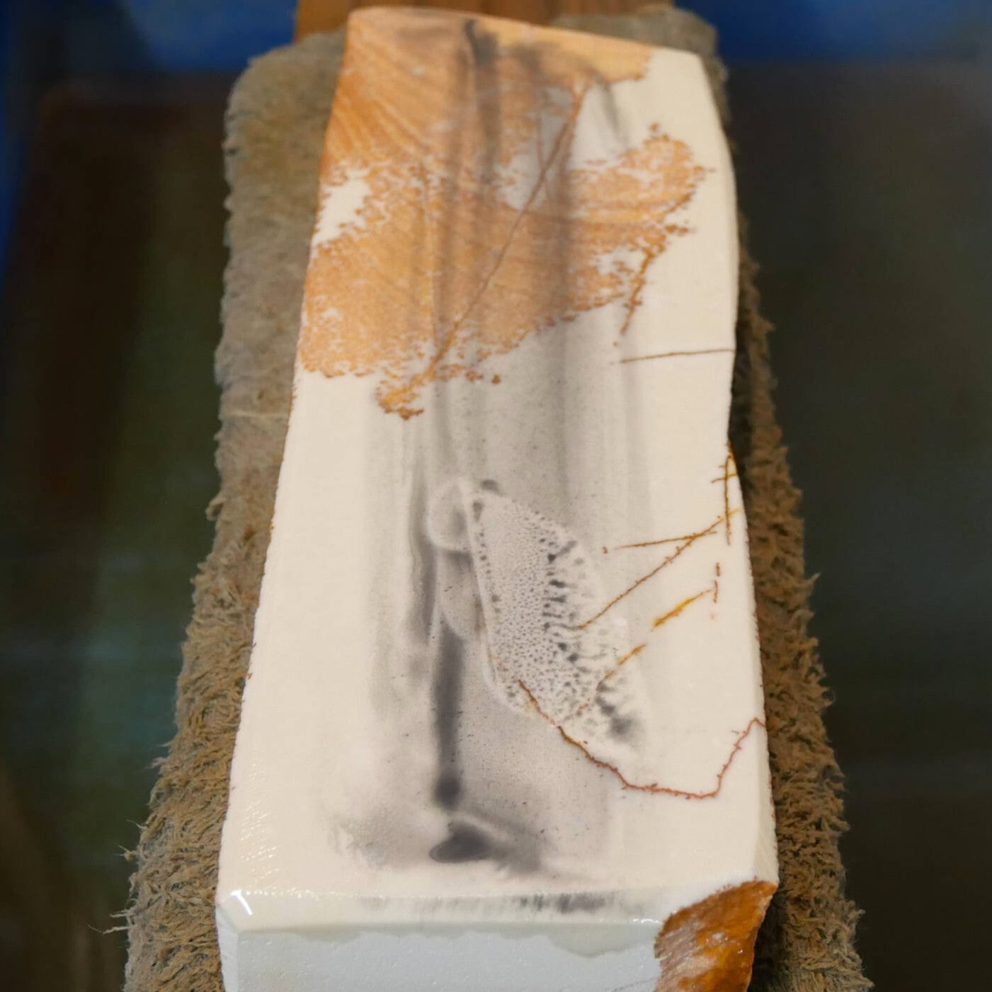 澪つくしひめ 天然砥石 伊豫銘砥 NM16　桜　69×198×27mm