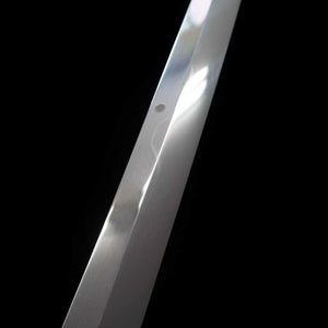 Takohiki Fuji Honyaki em aço  shirogami SUISIN acabamento espelhado cabo octogonal de ébano (300mm)