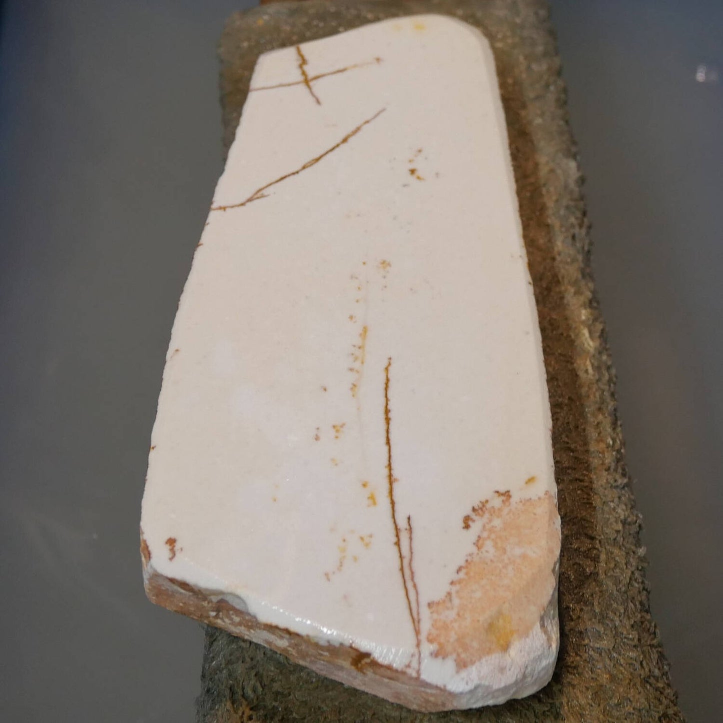 Mio Tsukushi Hime Piedra de afilar natural Iyo Meito NM19 Koume 77×202×24mm