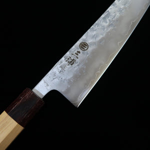 Miura SLD Gyuto, Semi-Stainless Steel, Satin Finish with Zelkova Wood Handle (210/240mm)