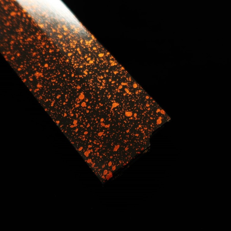 Saya laqueada para Yanagiba (amarelo dourado/escuro) sem furo de pino (240/270mm)