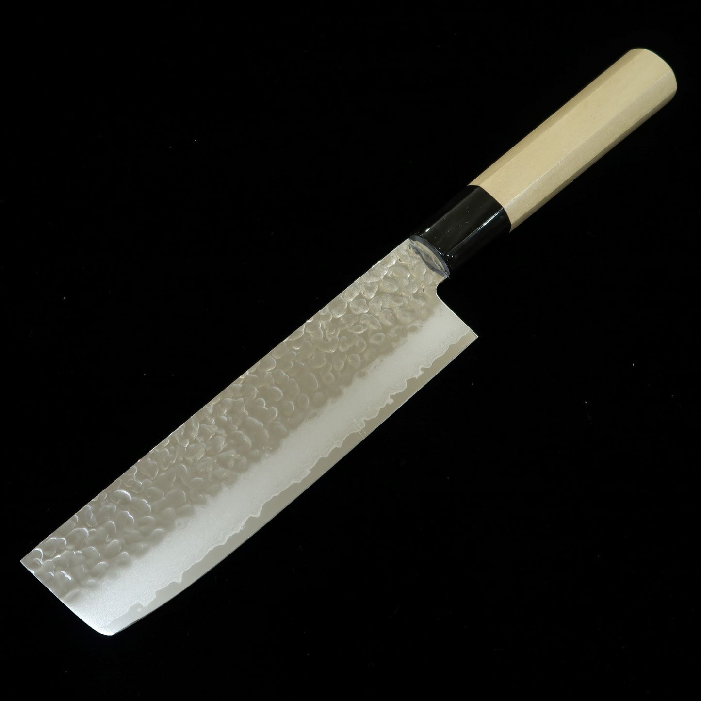 Miura MIURA Acier inoxydable au molybdène, damas martelé, Nakiri (160 mm)