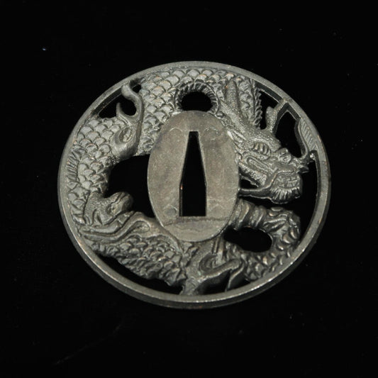 Tsuba de espada modelo Dragão