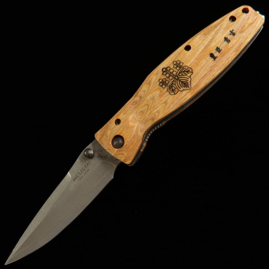MCUSTA Sengoku Toyotomi Hideyoshi VG-10 Couteau pliant MC-0182D (94 mm)