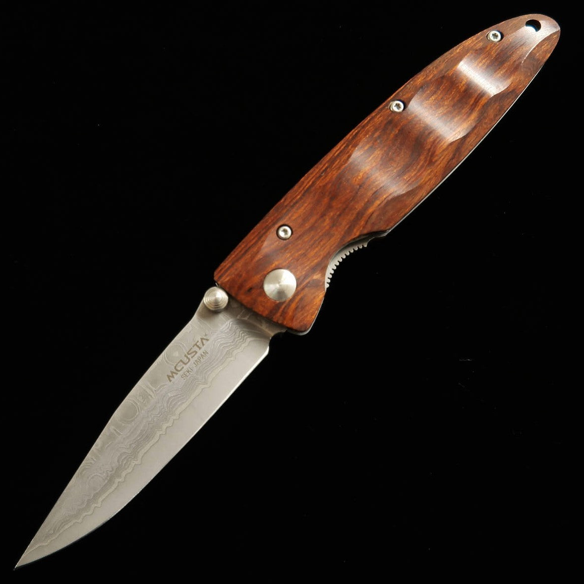 Folding Knife MCUSTA Classic Wave Damascus Ironwood MC-0018D (85mm)
