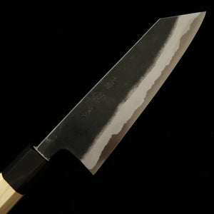 Kyouhei Shindo Bunka, acier Aogami II, martelage noir, manche octogonal en magnolia (165 mm)
