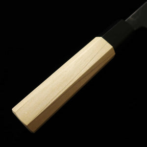 Kyouhei Shindo Bunka, acier Aogami II, martelage noir, manche octogonal en magnolia (165 mm)