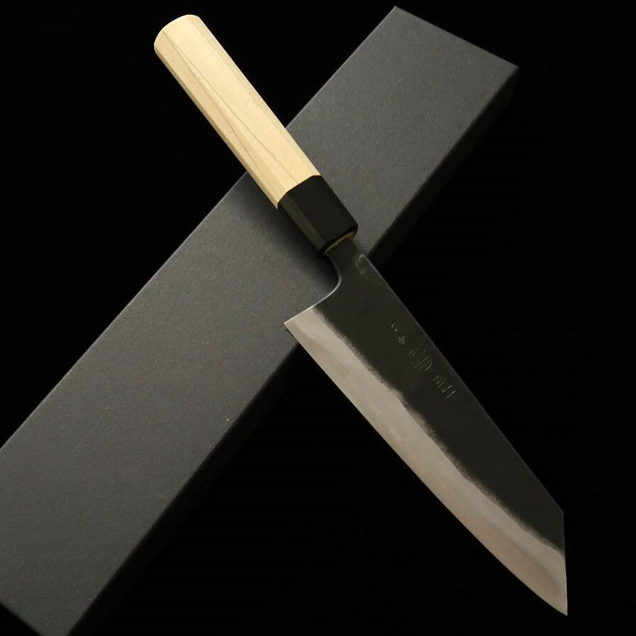 Kyohei Shindo, Bunka Aogami No. 2, Kurouchi, Magnolia Octagonal Handle (165mm)
