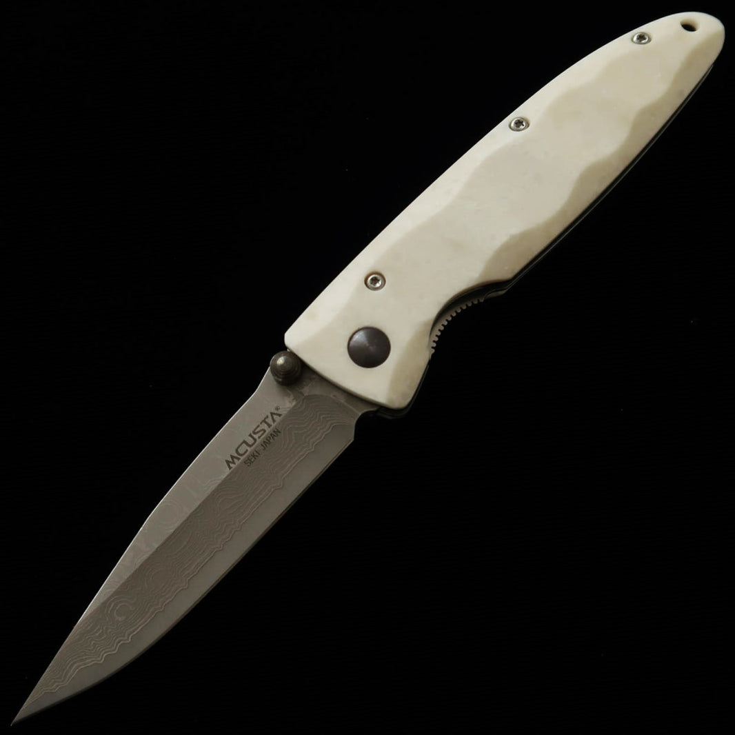 MCUSTA Classic Wave Damasco VG10 Cabo de Corian MC-0019D (85mm)