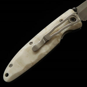 MCUSTA Classic Wave Damascus VG10 with Corian Handle, MC-0019D (85mm)
