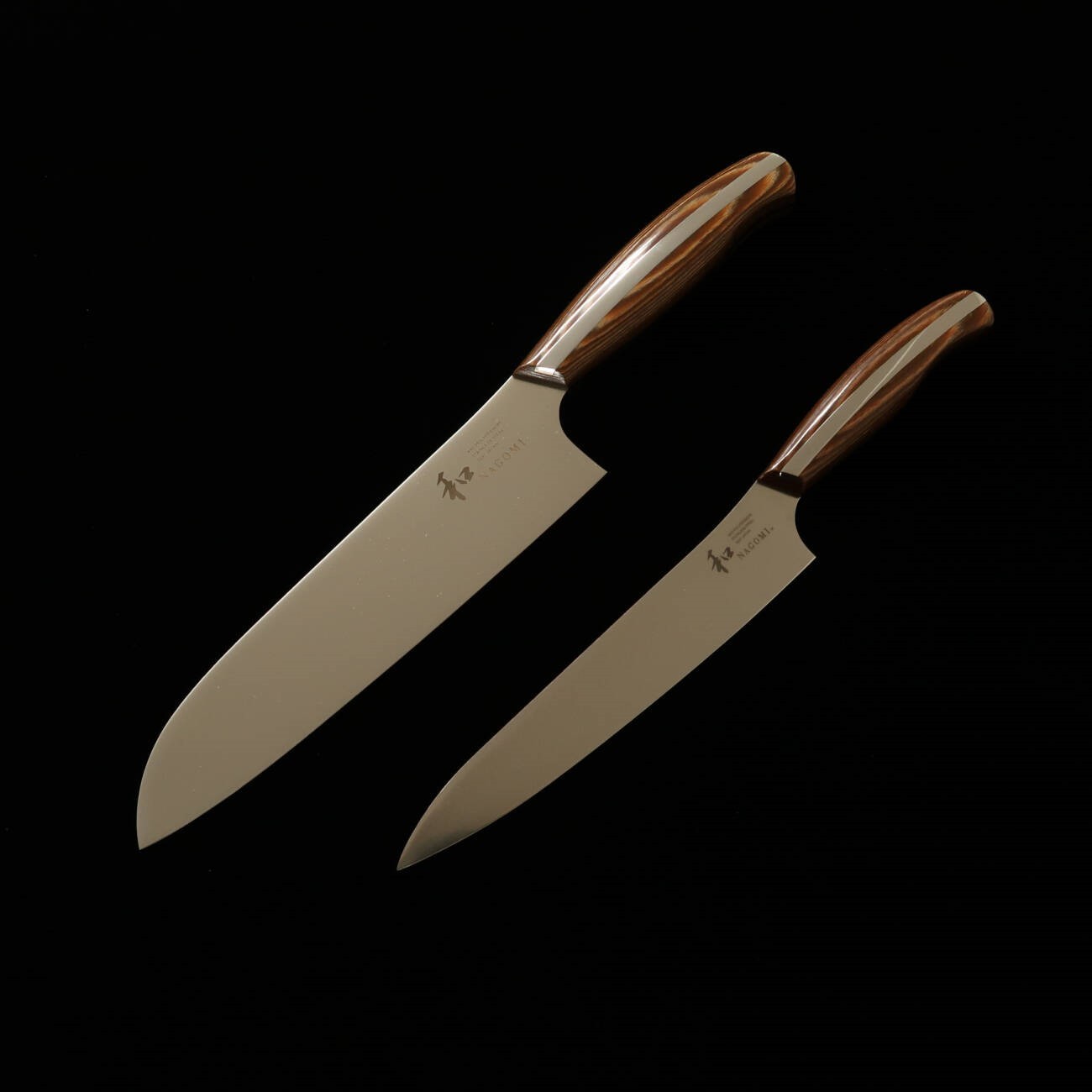 NAGOMI 2PCS Set Santoku 18cm & Petty 15cm