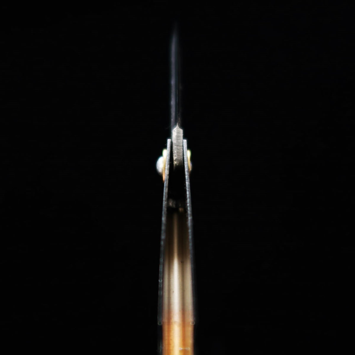永尾かね駒製作所KANEKOMA 肥後守 青紙 本黒 大 鎚目 黒背（70mm）
