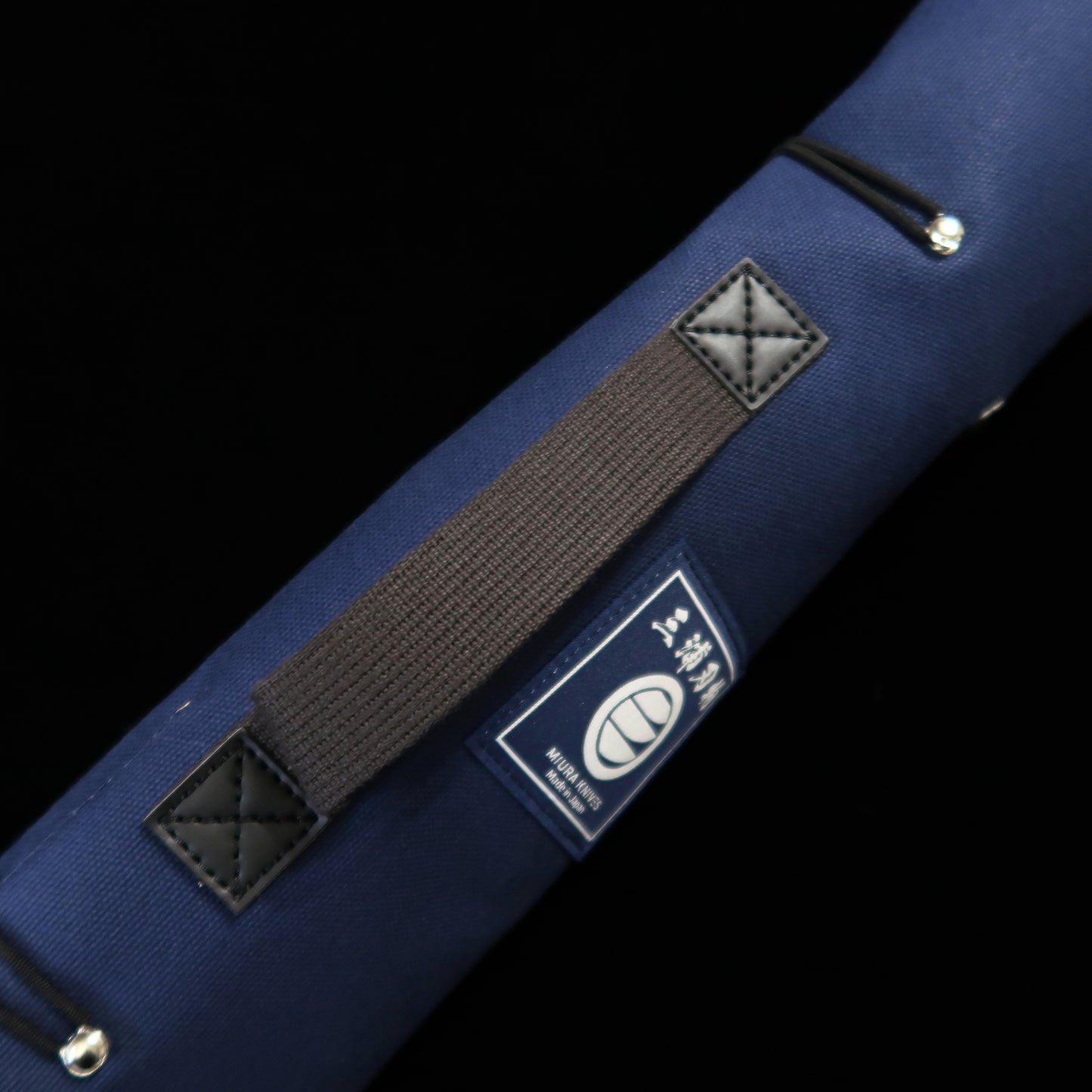 Miura Facas Estojo de lona para facas 51×48cm para 4 facas (Azul marinho/preto/vermelho/verde/bege)