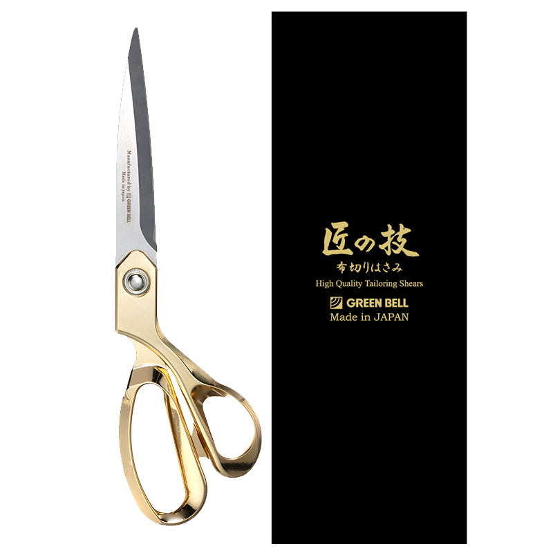 GREEN BELL Takumi No Waza G-5180 Stainless Steel Fabric Shears 300mm