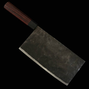 TAKEDA Hamono, forja manual Bitchu, cuchillo chino (pequeño), acero Hitachi Ao-gami Super (190–210 mm)