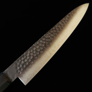 Miura Petty VG10 Blackened Tsuchime Damascus Wenge Octagonal Handle (150mm)